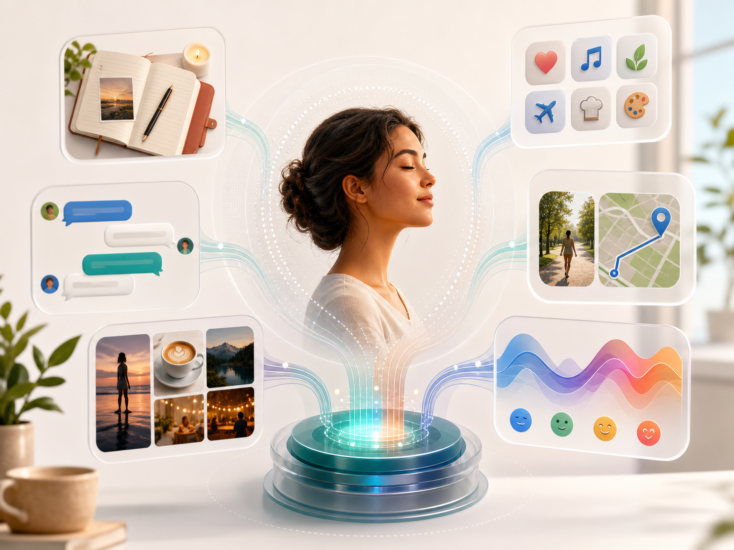 Personal understanding layer built from daily reflection, chat, moments, preferences, and emotional signals